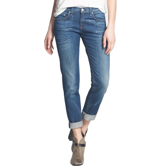 rag & bone Denim - Rag n Bone The Dre Slim Fit Boyfriend Jeans Bradford Size 31 30